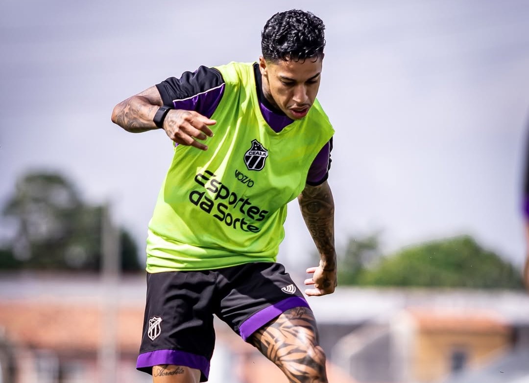 Ceará: Matheusinho é regularizado e fica à disposição de Mozart para estrear