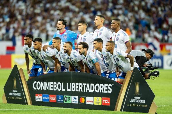 Time do Bahia em jogo da Copa Libertadores - Foto: Letícia Martins/EC Bahia