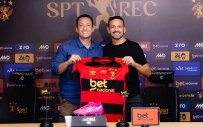 “Vi o Sport campeão em 2008 e prometi que um dia estaria aqui”, diz Yago Felipe em apresentação no CT