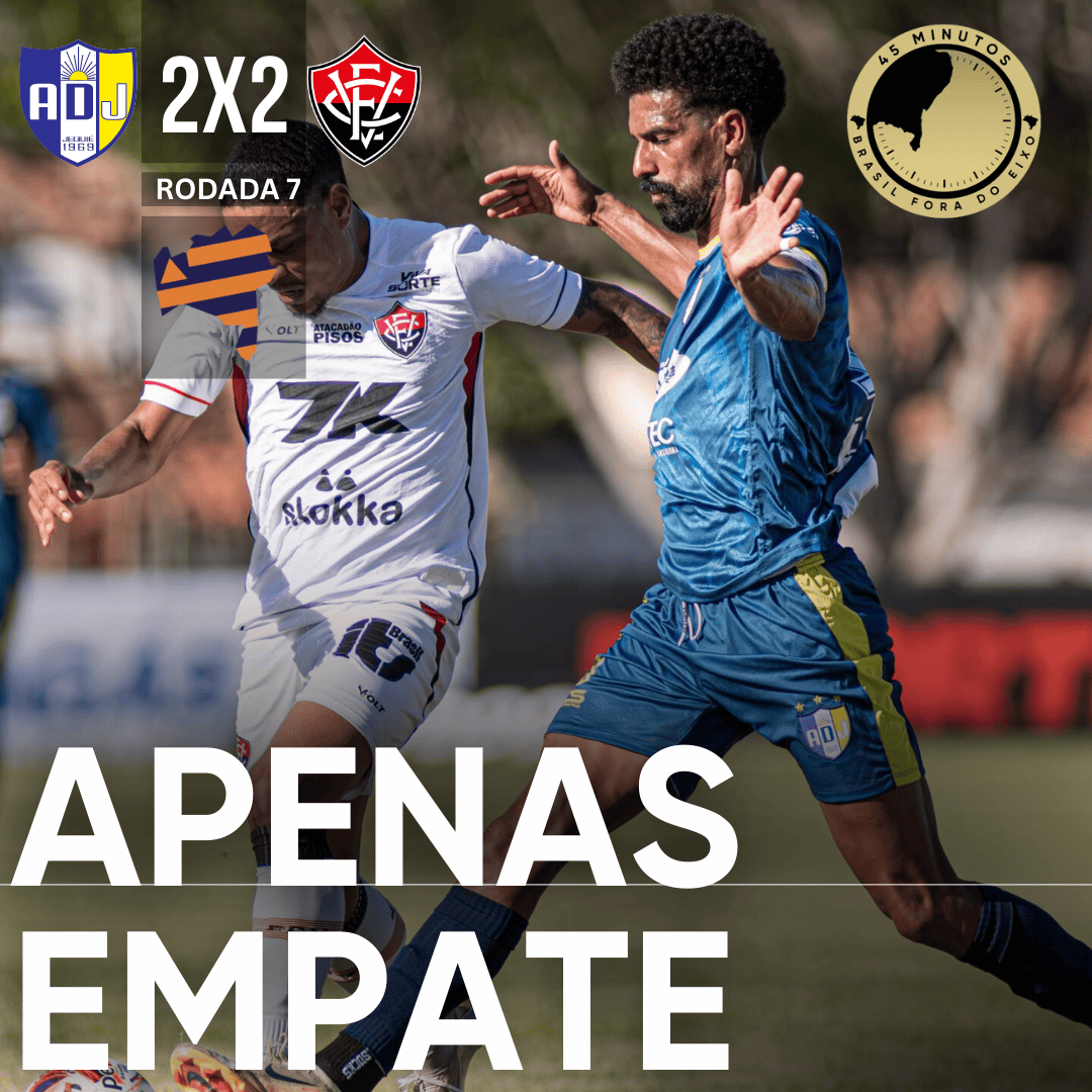 JEQUIÉ 2 X 2 VITÓRIA – COM TIME MISTO, VITÓRIA FICA APENAS NO EMPATE NO CAMPEONATO BAIANO