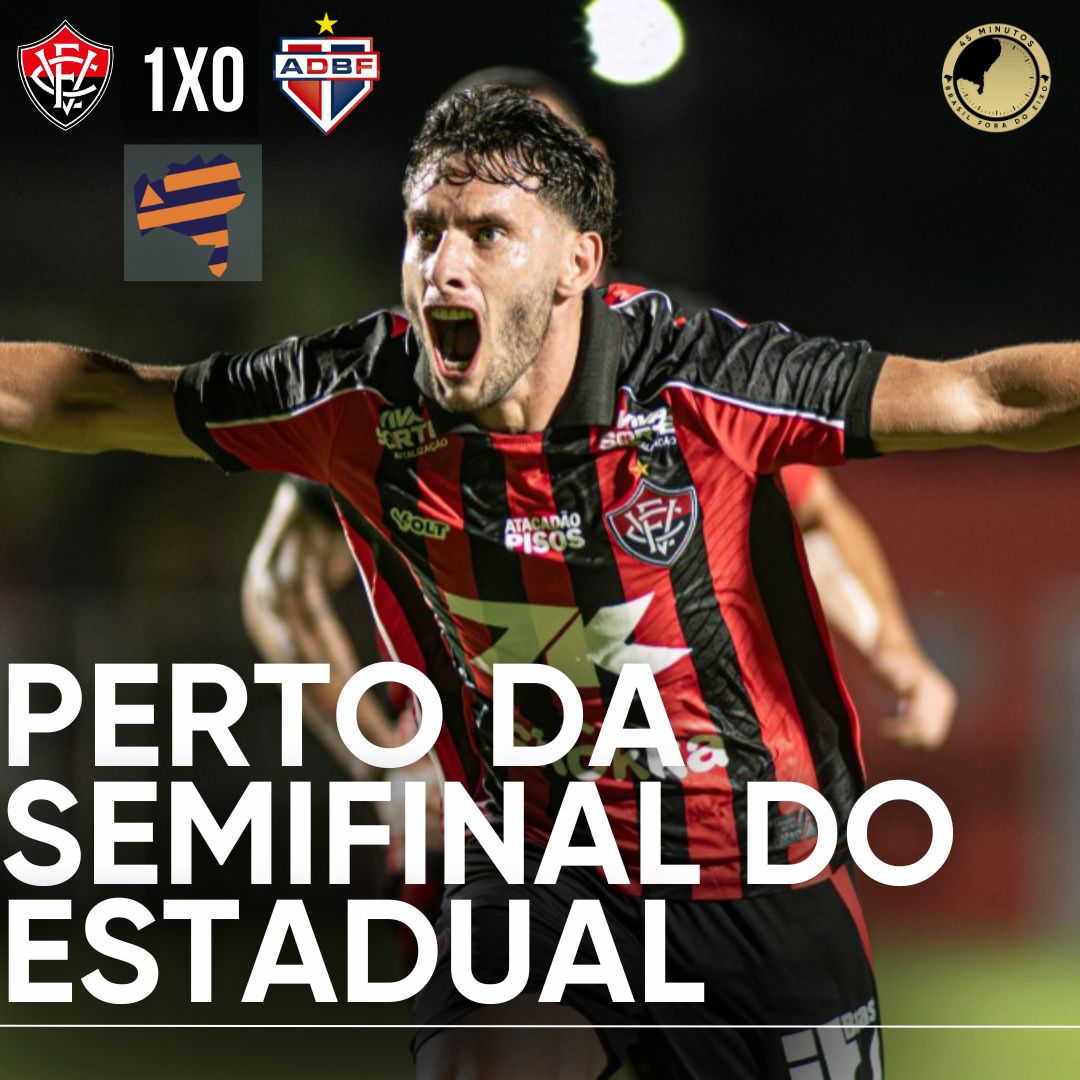 VITÓRIA 1 X 0 BAHIA DE FEIRA – VITÓRIA VENCE E ENCAMINHA VAGA NA SEMIFINAL DO BAIANÃO