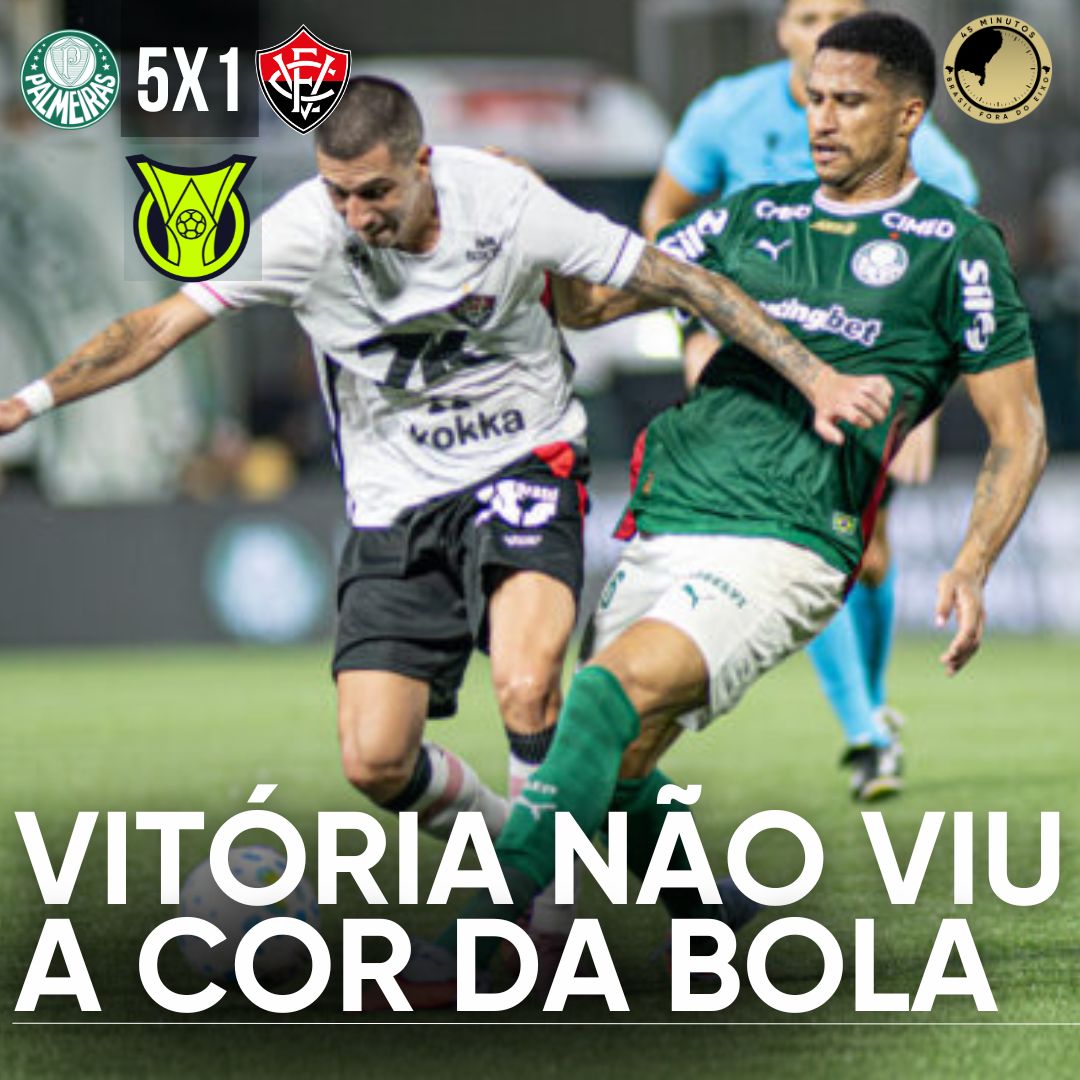 PÓS-JOGO – SÉRIE A – PALMEIRAS 5 X 1 VITÓRIA