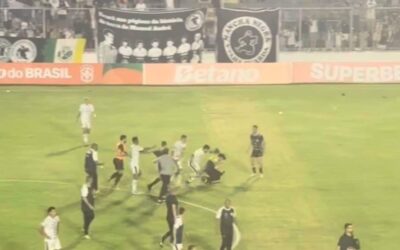 Eliminação do ASA-AL na Copa do Brasil é marcada por pancadaria, invasão de torcida e expulsões
