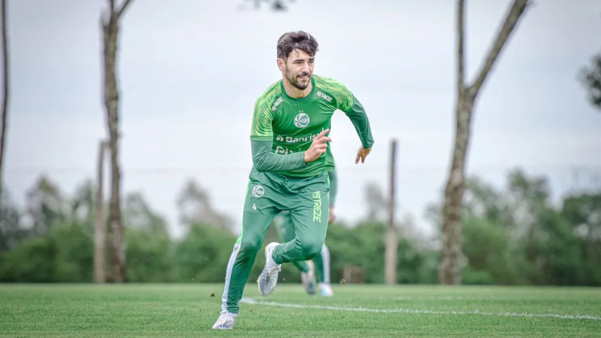 Gabriel Taliari em treinamento do Juventude - Fortaleza