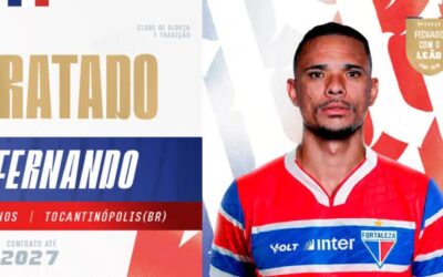 Fortaleza anuncia contratação do atacante Luiz Fernando, ex-Athletico