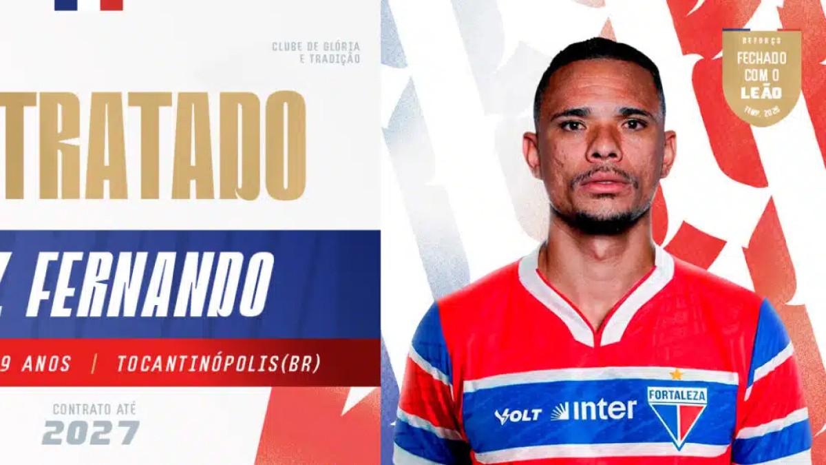 Luiz Fernando, novo atacante do Fortaleza