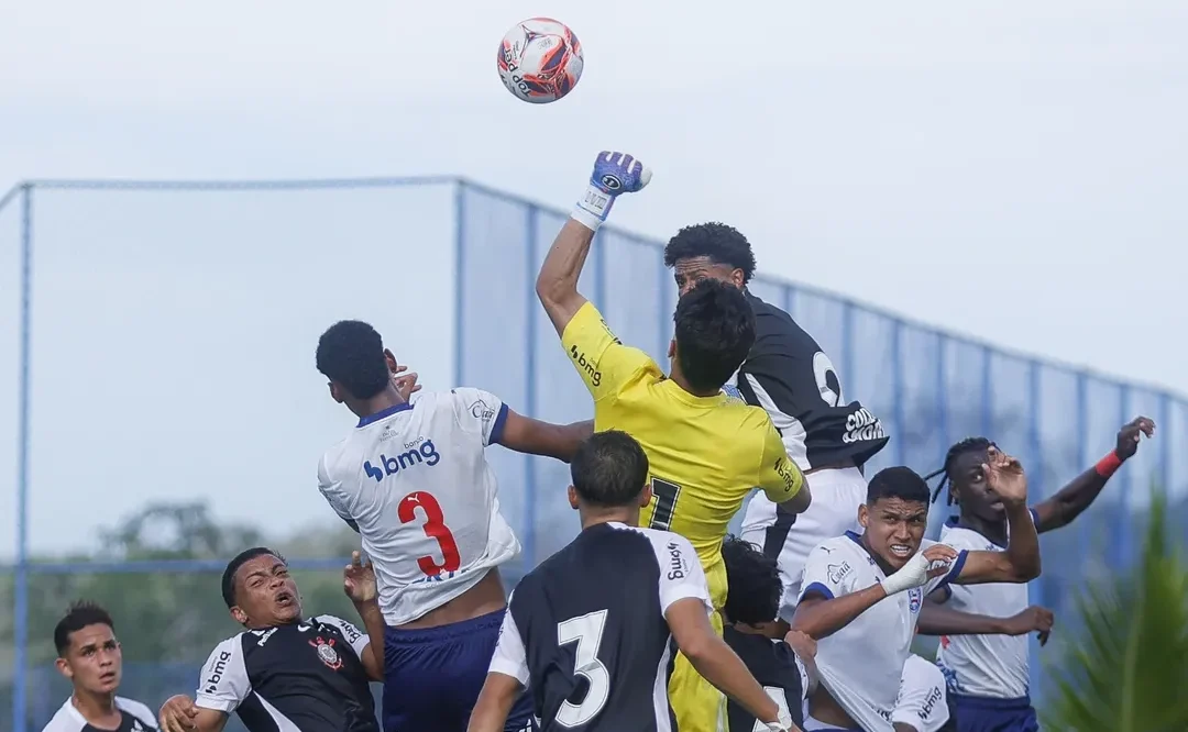 Bahia vira sobre o Corinthians, mas cede empate e segue sem vencer no Brasileirão Sub-20