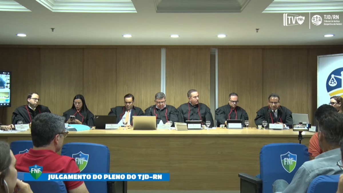 Julgamento do América-RN no Pleno do TJD-RN