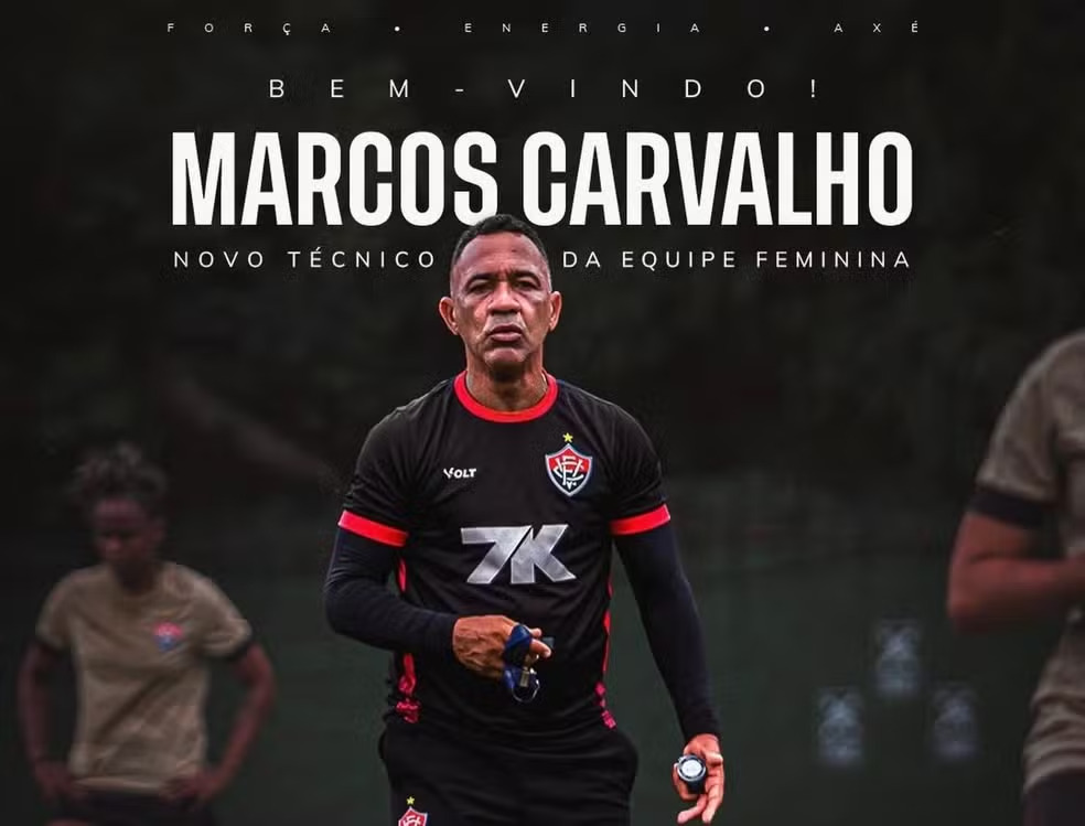 Vitória contrata Marcos Carvalho para ser treinador da equipe feminina