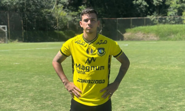 Vitória renova com Dudu Miraíma e o empresta novamente ao São Bernardo 1 Dudu Miraíma é emprestado pelo Vitória - Foto: Fábio Gulo/Agência São Bernardo