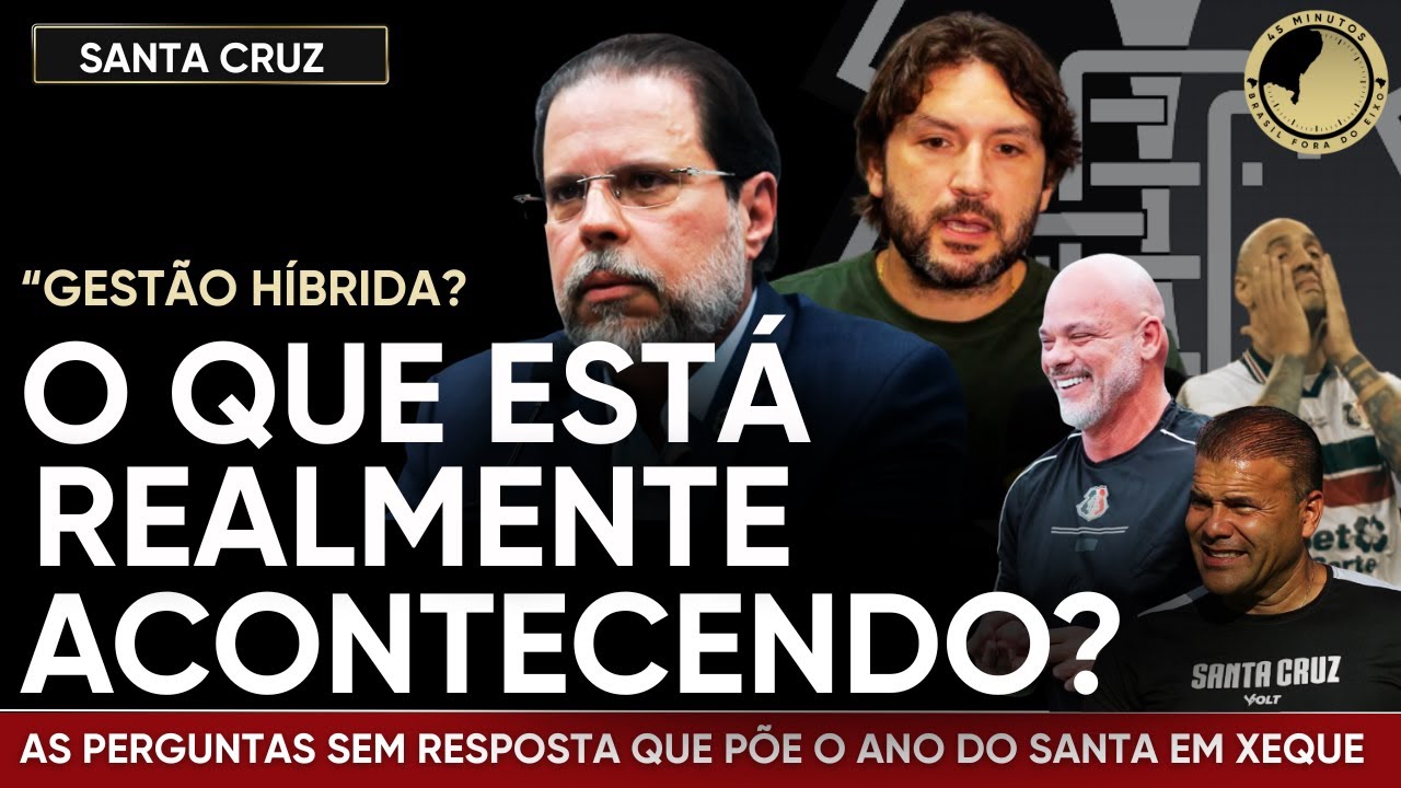 A incerteza voltou ao Santa Cruz: salários atrasados, SAF ‘distante’ e turbulências no futebol