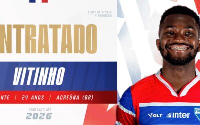 Fortaleza anuncia contratação do atacante Vitinho, ex-São Paulo