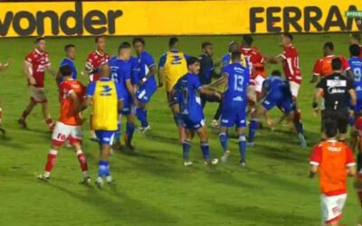 Confusão nos pênaltis marca classificação do Confiança sobre o Vila Nova na Copa do Brasil