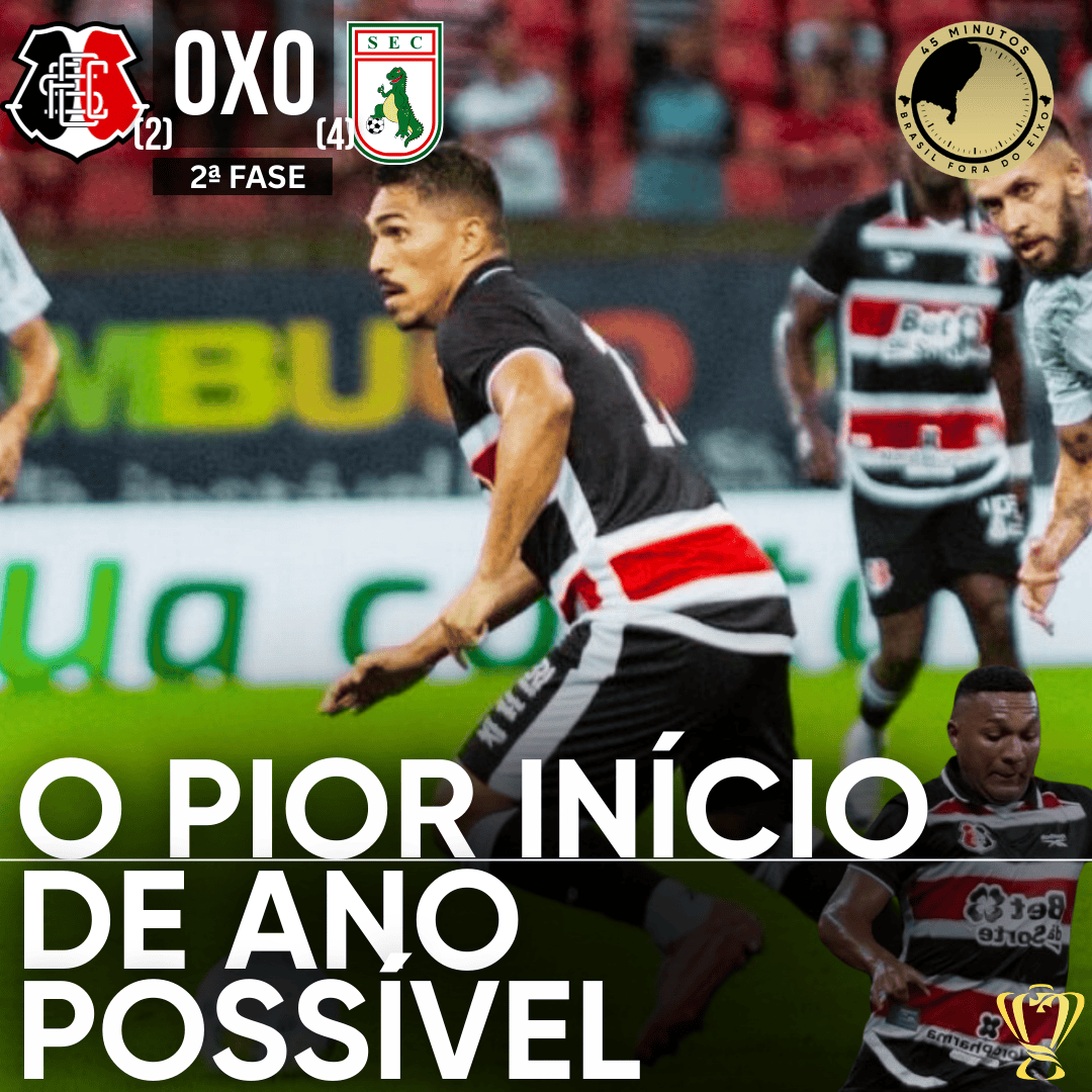 PÓS-JOGO – SANTA CRUZ 0(2) X 0(4) SOUSA – EM JOGO TRUNCADO, BRIGADO, SANTA LEVA A PIOR NOS PÊNALTIS