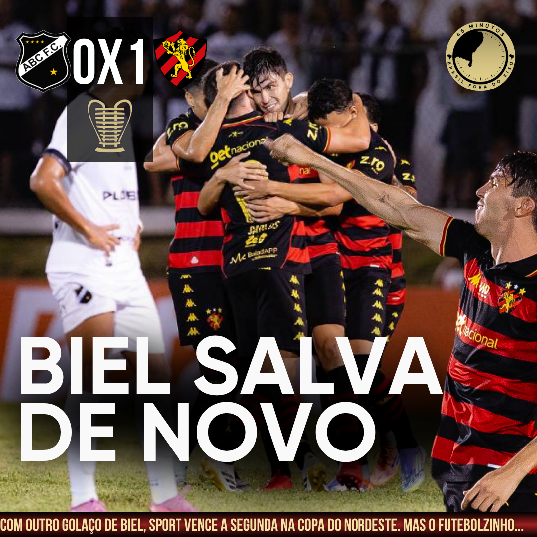PÓS-JOGO – COPA DO NORDESTE – ABC 0 X 1 SPORT – TIME RESERVA E LIDERANÇA – 45 MINUTOS