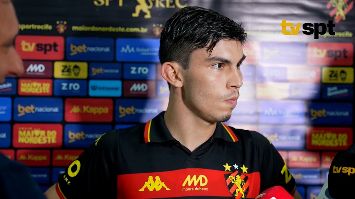 Biel Fonseca celebra gol em vitória do Sport contra o ABC: “Estou muito feliz”