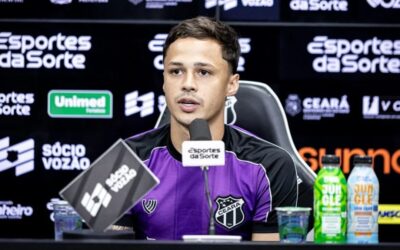 Matheus Araújo mira virada de chave na Copa do Brasil, mas lamenta derrota do Ceará no Cearense