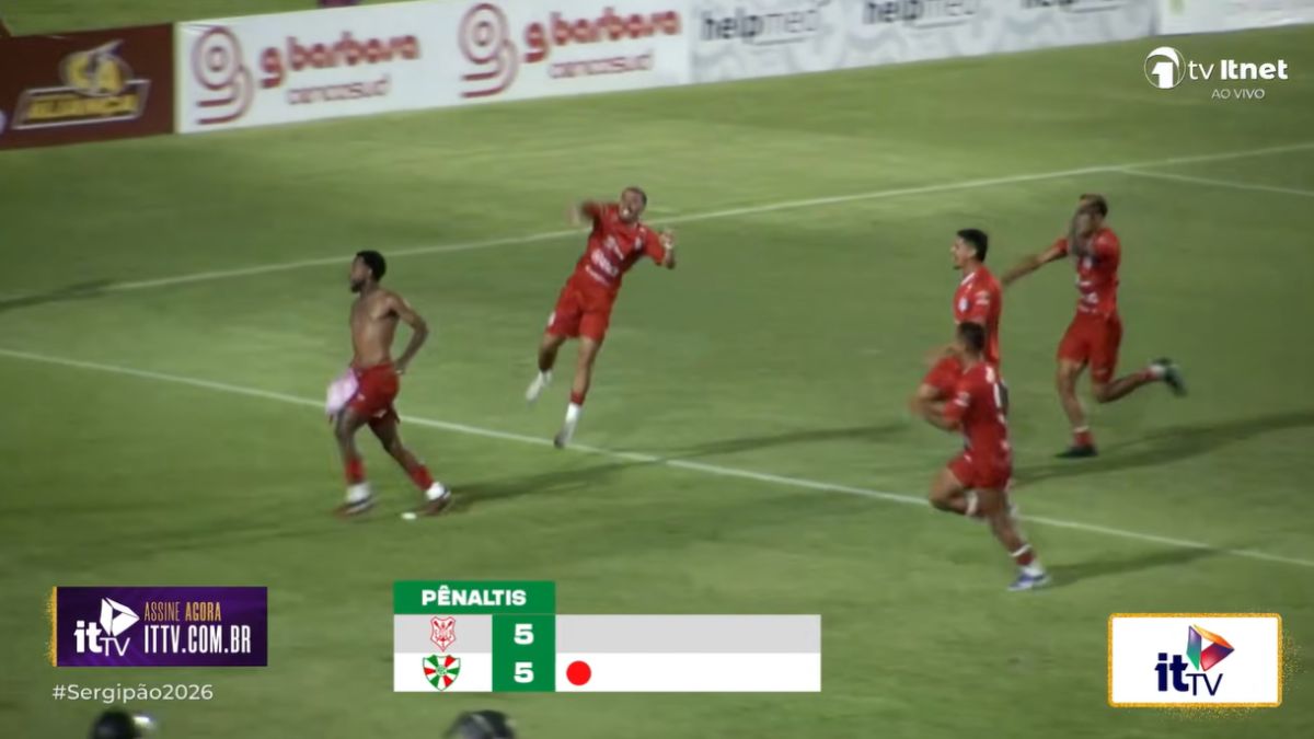 Sergipe vence o América de Propriá nos pênaltis e fará final do Sergipano contra o Confiança