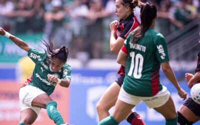 Vitória é goleado por 6 x 0 pelo líder Palmeiras no Brasileirão Feminino