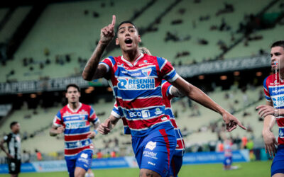 Fortaleza: recém-promovido da base, Lucas Emanoel marcou primeiro gol como profissional no Clássico-Rei