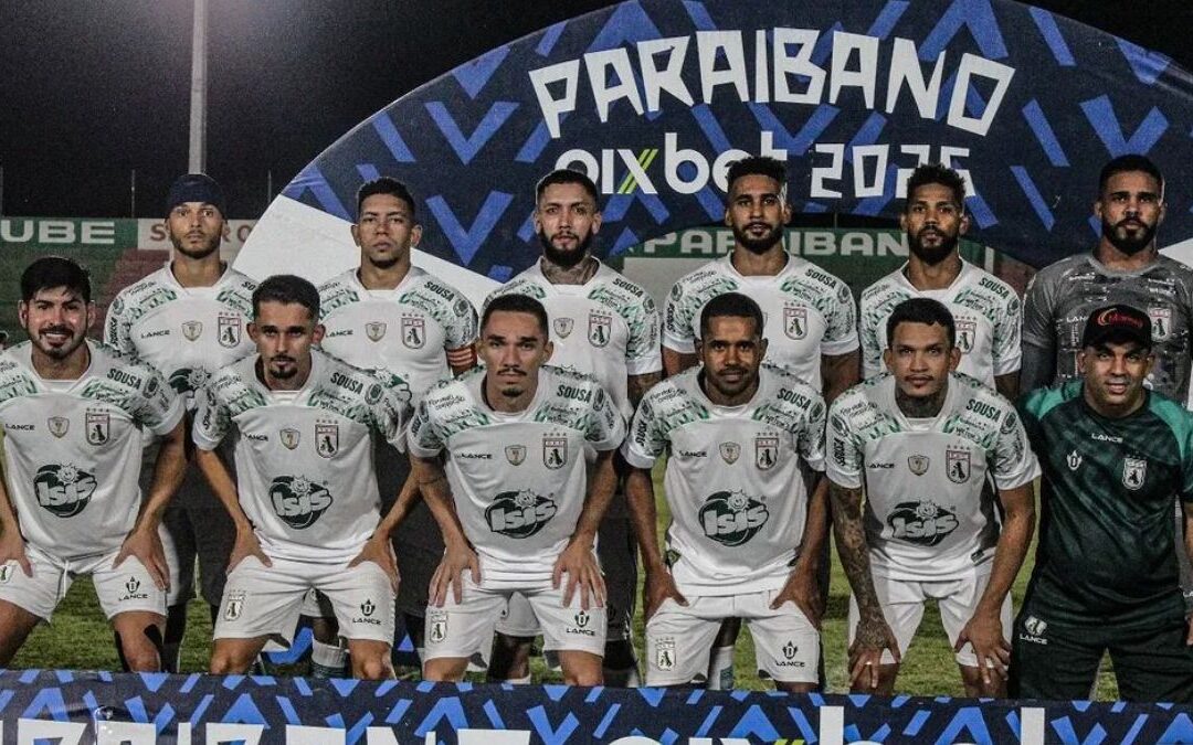 Adversário do Santa Cruz na Copa do Brasil, Sousa ainda não venceu como visitante em 2026