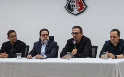 Apresentados, executivo de futebol e gerente do Santa Cruz alinham discurso: “Estamos aqui para achar soluções”