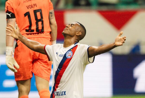 Erick comemora seu gol - Foto: Letícia Martins/EC Bahia 