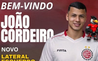 Sport empresta o lateral-esquerdo João Cordeiro ao Atlético de Alagoinhas