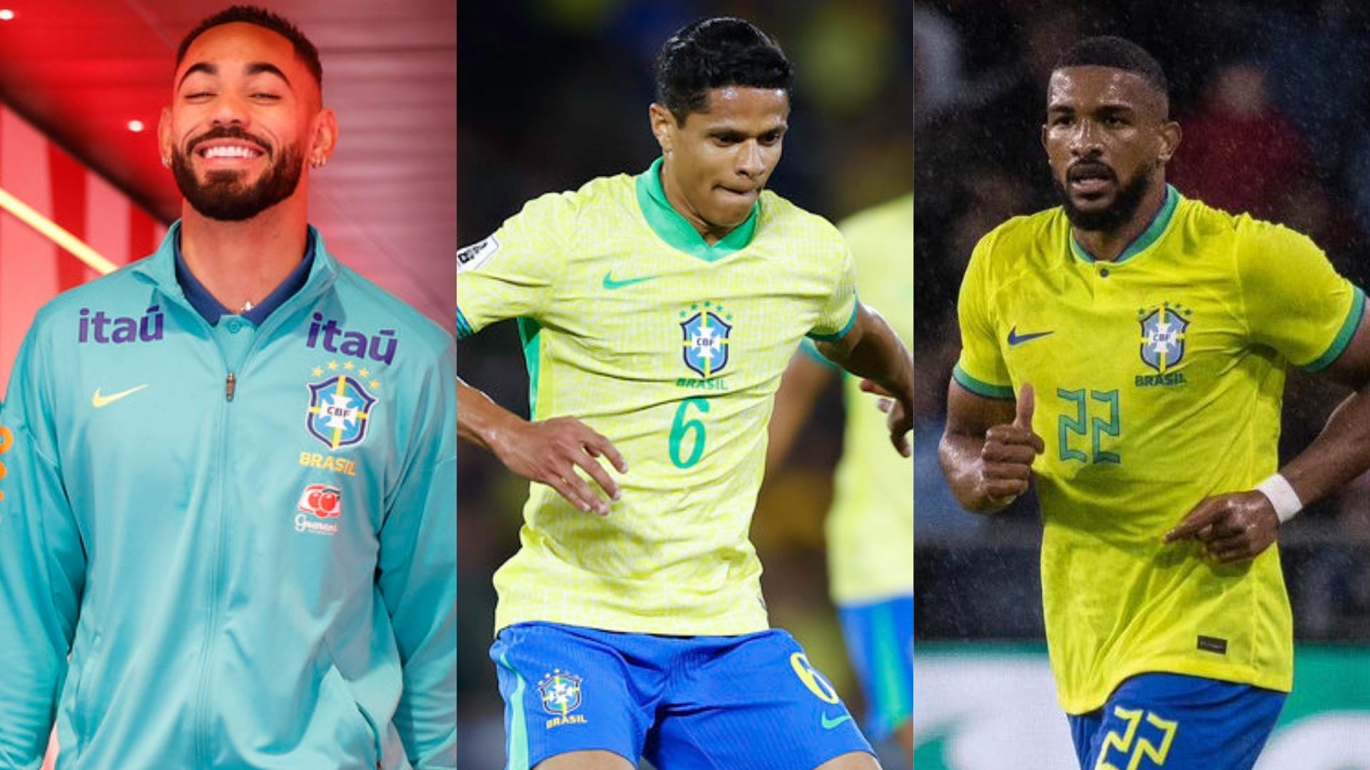 Seleção Brasileira: Convocação para penúltima data FIFA tem três nordestinos presentes