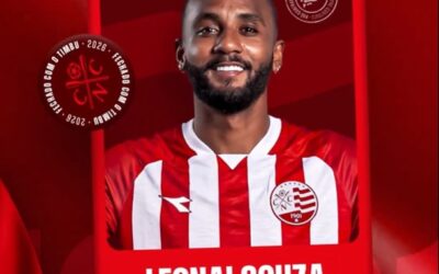 Náutico anuncia contratação do volante Leonai Souza, que estava no Barcelona de Guayaquil