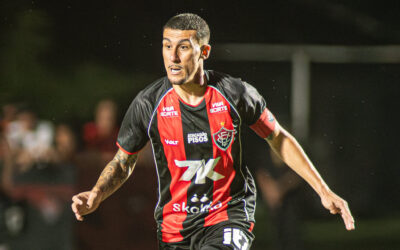 Capitão do Vitória, Baralhas sofre lesão muscular e vira desfalque por pelo menos três semanas