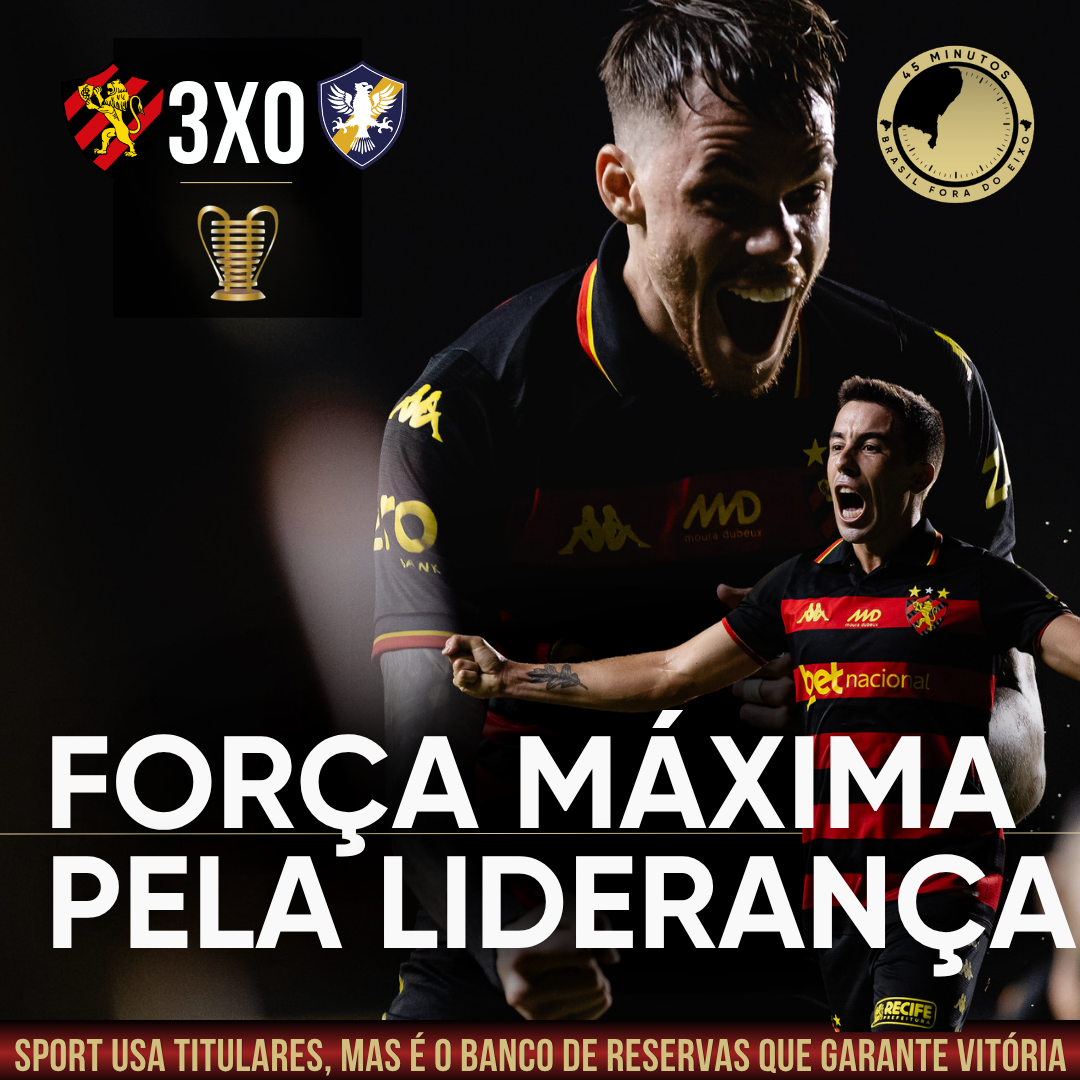 SPORT 3X0 RETRÔ – COPA DO NORDESTE | SPORT USA TITULARES, GOLEIA RETRÔ E TEM LIDERANÇA SEGURA