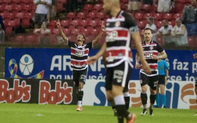 Em noite de muita chuva e queda de energia, Santa Cruz vence o Itabaiana na estreia da Série C