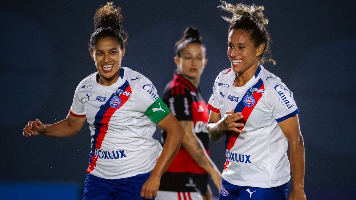 Bahia vence o Flamengo fora de casa e chega ao quinto triunfo seguido no Brasileirão Feminino