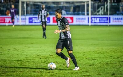 Cria do Ceará, Giulio celebra primeiro gol como profissional: “Muito feliz pela confiança”