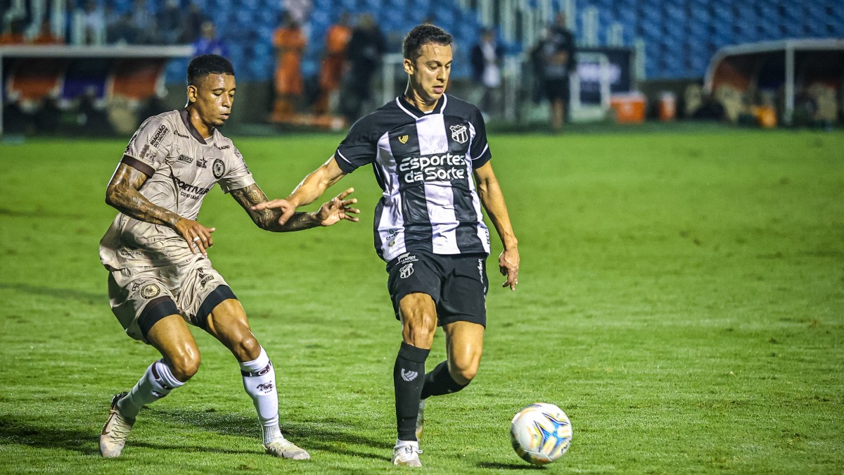 Ceará goleia o Jacuipense e entra provisoriamente G-2 do Grupo C da Copa do Nordeste