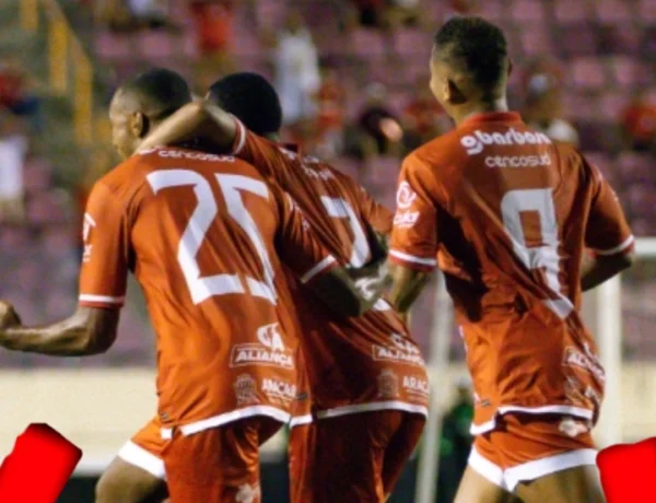 Sergipe comemora gol contra o Decisão - Foto: Reprodução/Redes Sociais