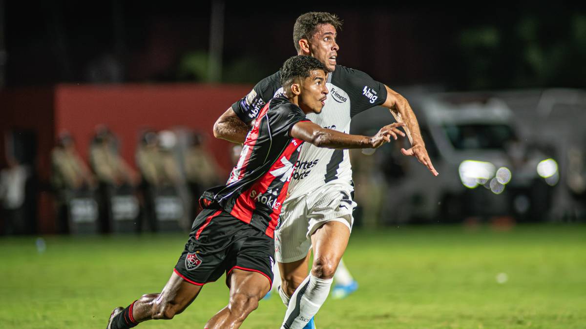 Vitória e Corinthians não saem do zero no Barradão, pelo Brasileirão