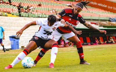 Vitória perde para o Flamengo e segue em situação delicada na elite do Brasileiro Feminino
