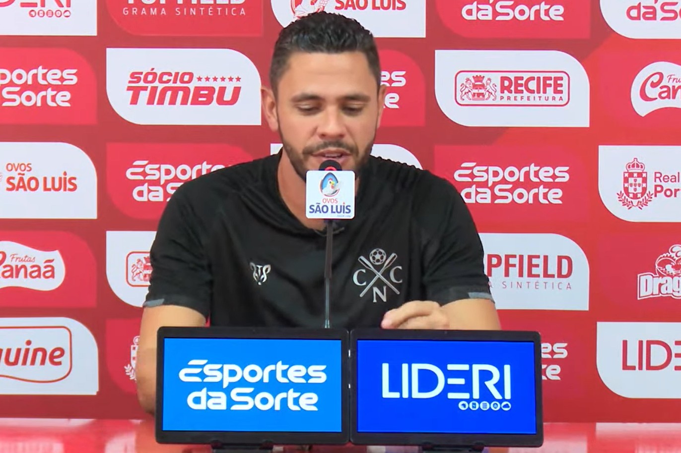 Técnico do Náutico destaca trabalho mental do time e lamenta falta de efetividade nas finalizações