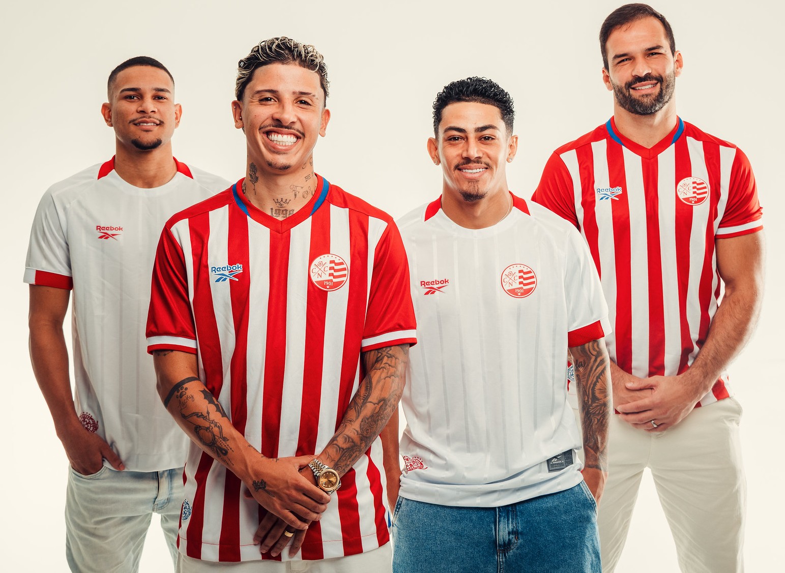 Náutico lança as novas camisas assinadas pela Reebok para a temporada de 2026