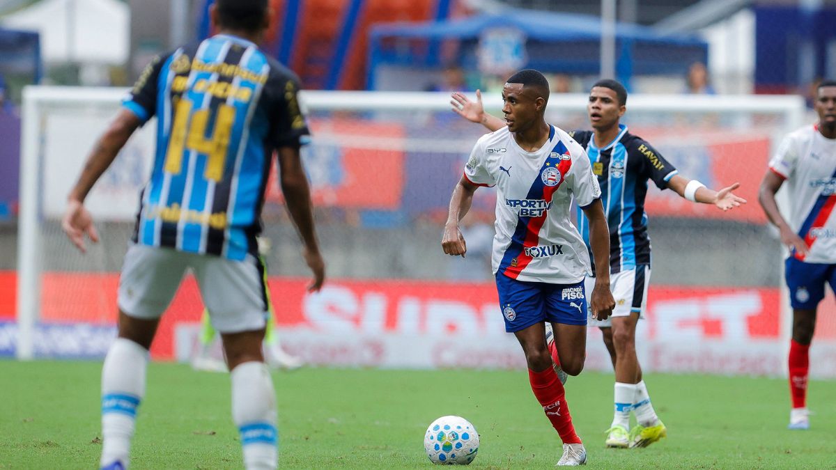 Bahia x Grêmio pela Série A na Arena Fonte Nova -