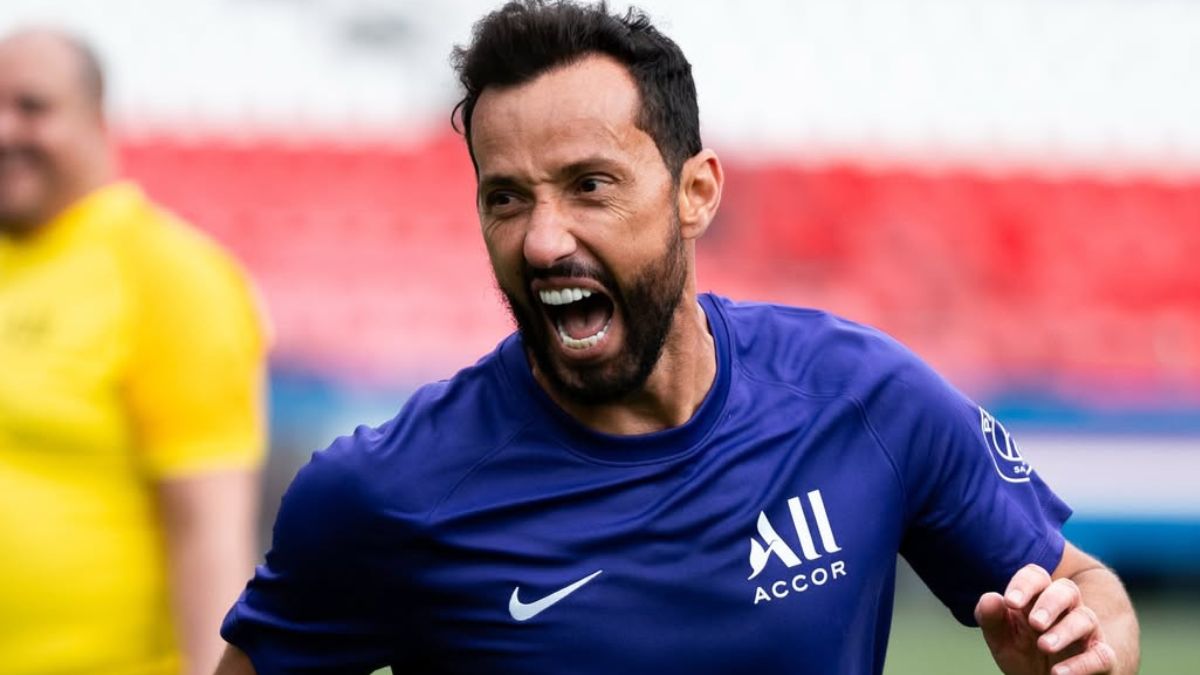Ausente nos últimos três jogos do Botafogo-PB por lesão, Nenê participa de “jogo de lendas” do PSG 1 Nenê, do Botafogo-PB, participa de jogo de Lendas do PSG