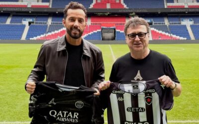 Ausente nos últimos três jogos do Botafogo-PB por lesão, Nenê participa de “jogo de lendas” do PSG