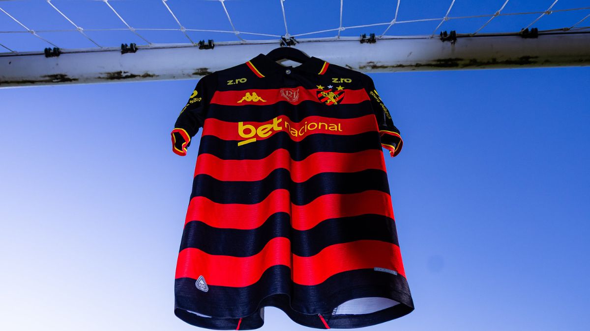 Parceria entre Sport e Kappa enfrenta turbulência nos primeiros meses; veja detalhes 1 Camisa do Sport da Kappa com a Betnacional