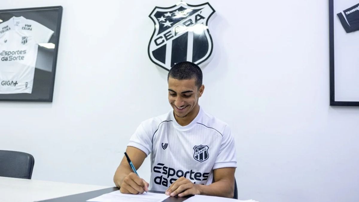 Ceará amplia contrato do atacante Enzo Lodovico até dezembro de 2028 1 Atacante Enzo Lodovico do Ceará
