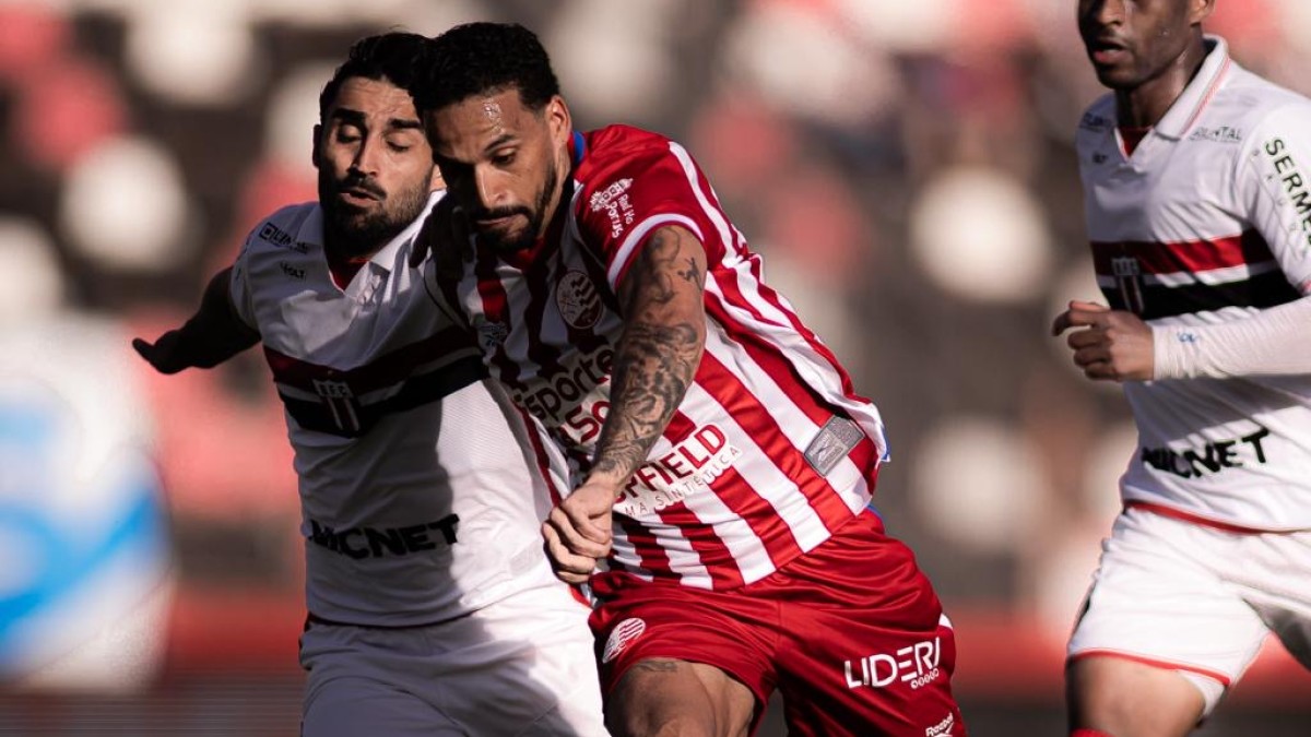 Após sair atrás do placar, Náutico reage e empata com o Botafogo-SP pela Série B