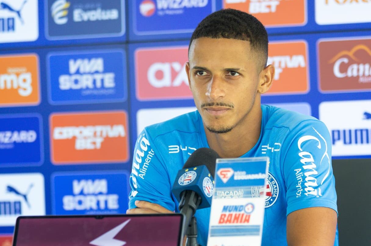 Juba comenta fase pelo Bahia e presença na lista de pré-convocados da Seleção Brasileira: “Só de você estar no meio é muito importante”