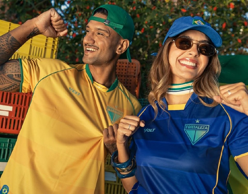Fortaleza anuncia lançamento de camisas em alusão à Seleção Brasileira para a Copa do Mundo 2026