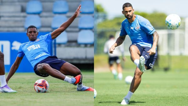 Kanu e WIllian José estão de volta - Fotos:  Rafael Rodrigues e Catarina Brandão/EC Bahia